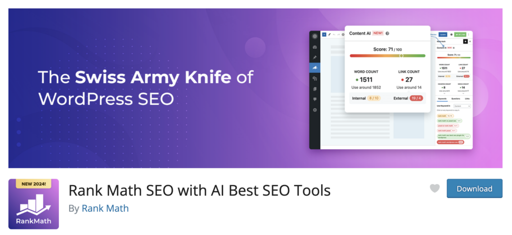 Rank Math SEO, WordPress